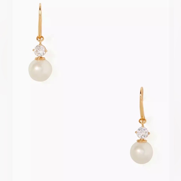 GIFT IDEA💕NWT 2pc Kate Spade Pearls of Wisdom Drop Earrings & Bracelet Set - Picture 9 of 12